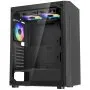 VEVOR PC Gaming Case, Mid-Tower, Computer Case with High-Airflow Tempered Glass Panel, Dust Filter, 3 x 120 mm ARGB Fans, Easy Cable Management, for GPU up to 320 mm in Length, for ATX / M-ATX / ITX