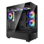 Mid-Tower ATX PC Gaming Case Computer Case with 6 x 120 mm PWM ARGB Fans