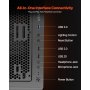 Mid-Tower PC Gaming Case Computer Case 4 x 120 mm ARGB Fans for ATX Motherboard