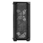 Carcasă de gaming VEVOR pentru PC, Mid-Tower, cu panou din sticlă securizată cu flux de aer ridicat, filtru de praf, 4 ventilatoare ARGB de 120 mm, gestionare ușoară a cablurilor, pentru GPU de până la 320 mm lungime, pentru ATX / M-ATX / ITX
