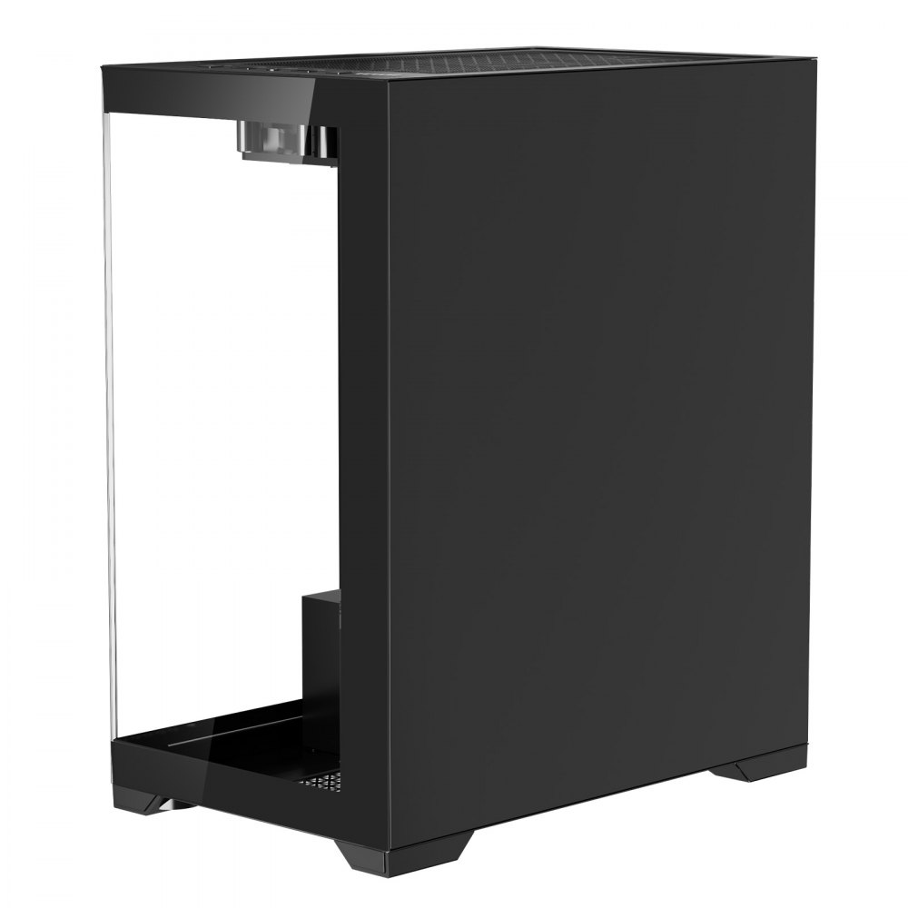 VEVOR PC Gaming Case, Mid-Tower, Computer Case with High-Airflow Tempered Glass Panel, Dust Filter, 2 x 120 mm Fans, Cable Management, for GPU up to 360 mm in Length, Compatible with ATX/M-ATX/ITX