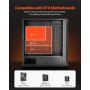 PC Gaming Case Mid-Tower Computer Case with 4 x 120 mm Fans for ATX/M-ATX/ITX