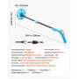 VEVOR Metal Detector, 101.6 mm, Lightweight Metal Detector with LCD Display, 152.4 mm IP68 Waterproof Search Coil, Adjustable 650-930 mm Gold Detector, Easy to Use, for Detecting Gold Exploration