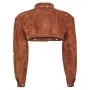 VEVOR Leather Welding Cape Sleeve, Heavy Duty Flame Resistant Cowhide Safety Cape Sleeves for Men Women, Heat-Resistant for Welding, Blacksmithing, Woodworking, Gardening, M-Size
