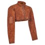 VEVOR Leather Welding Cape Sleeve, Heavy Duty Flame Resistant Cowhide Safety Cape Sleeves for Men Women, Heat-Resistant for Welding, Blacksmithing, Woodworking, Gardening, XL-Size