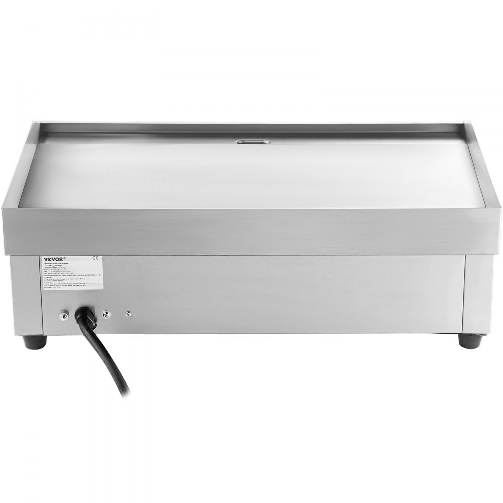 Plancha eléctrica de encimera de 3000 W y 30 pulgadas, de acero inoxidable, con control de temperatura ajustable, para restaurantes comerciales.