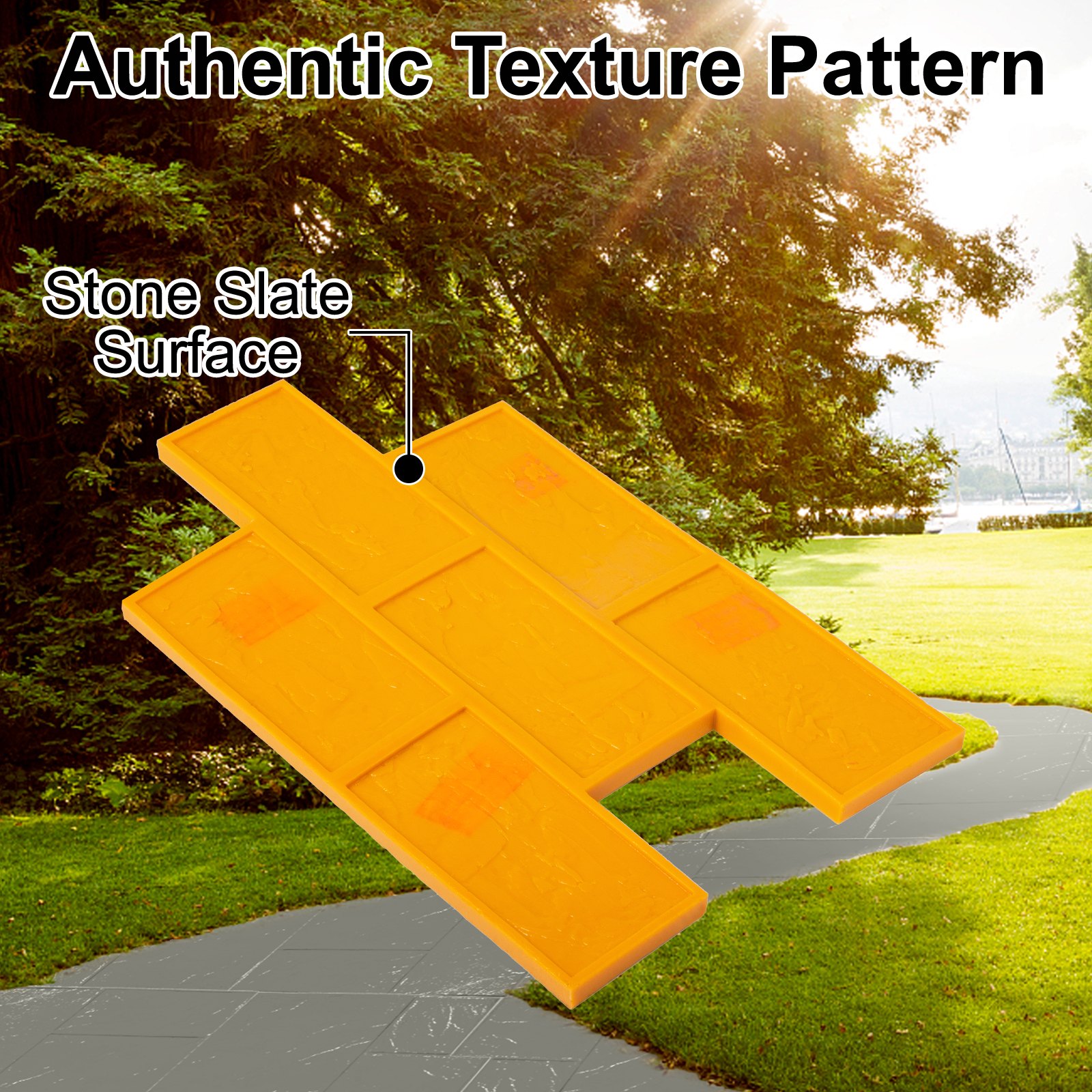 VEVOR Stamping Stone Decorative Concrete Cement Imprint Texture Stamp Brick