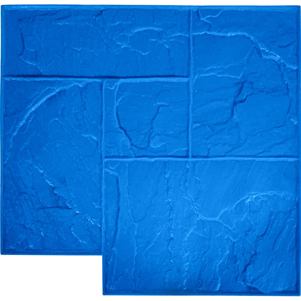 VEVOR 4PCS Concrete Texturing Skin Concrete Stamps Mats Set 24" x 24" for Cement