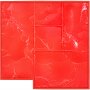 Vevor Concrete Texturing Skin Concrete Stamp Mat 24"x24" Red For Cement Stamping