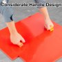 Vevor Concrete Texturing Skin Concrete Stamp Mat 24"x24" Red For Cement Stamping