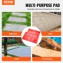 VEVOR Concrete Stamps Mat 24 x 24 σε καλούπια για σφραγίδες πολυουρεθάνης με υφή