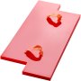 VEVOR Concrete Stamps Mat, 28 x 12 x 0.6 in, Concrete Texturing Skin Polyurethane Stamp Stone Tile Texture Mat, Slate floor Imprint Seamless Stamp Concrete Molds for Outdoor Decorative, Red