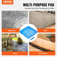 VEVOR Concrete Stamps Mat 24 x 24 in Texturing Skin Polyurethane Stamp Mat