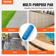 VEVOR Concrete Stamps 8-1/2 x 2-5/8 in Roller Polyurethane Stamp Texture Mat