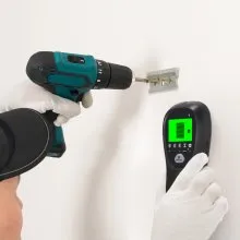 VEVOR Stud Finder Wall Scanner 5 in 1 Electronic Wall Stud Detector LCD Black