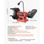 VEVOR 8" Bench Grinder & 2" x 28" Belt Sander Combo, 350W Professional Grinding Sanding Machine with LED Work Light & Protective Eye Shield for Metalworking, Woodworking, Knife Sharpening