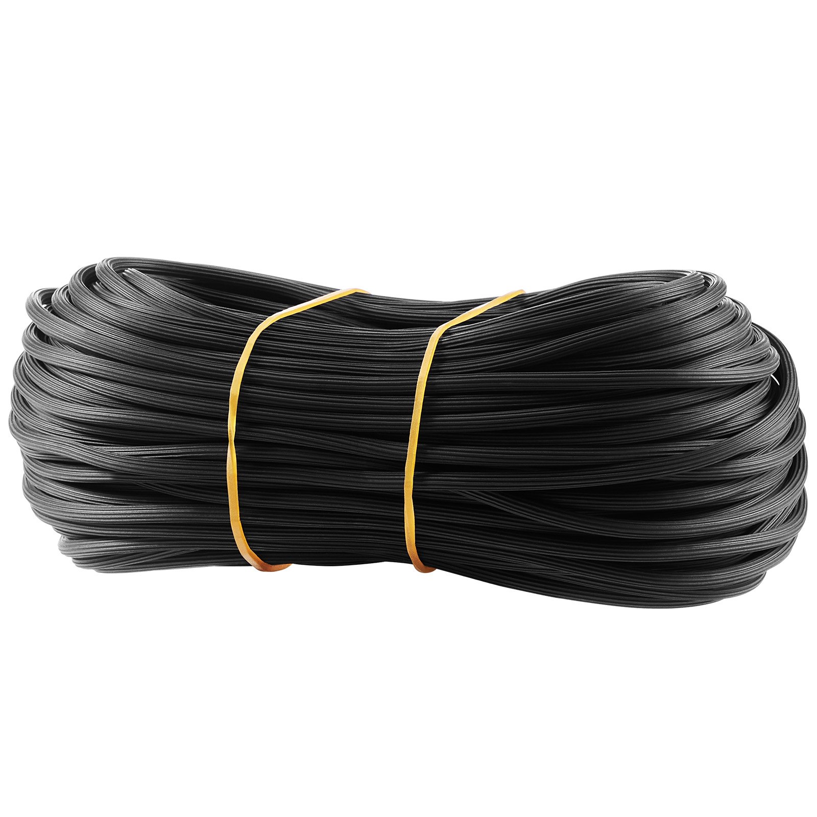VEVOR Window Screen Spline, 100 ft x 0.16 in Window Screen Retainer Spline, PVC Window and Door Screen Spline, Hollow Serrated Screen Holder Spline, for Window Door Screen Repair and Replacement