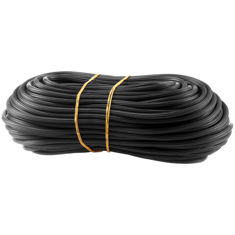 VEVOR Window Screen Spline, 100 ft x 0.125 in Window Screen Retainer Spline, PVC Window and Door Screen Spline, Hollow Serrated Screen Holder Spline, for Window Door Screen Repair and Replacement