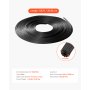VEVOR Window Screen Spline, 100 ft x 0.125 in Window Screen Retainer Spline, PVC Window and Door Screen Spline, Hollow Serrated Screen Holder Spline, for Window Door Screen Repair and Replacement