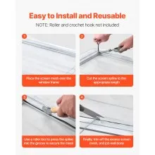 Window Screen Spline Retainer Spline 100 ft x 0.125 in Replacement Spline