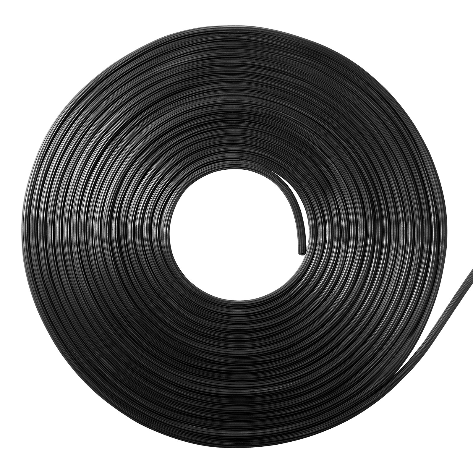 VEVOR Window Screen Spline, 100 ft x 0.125 in Window Screen Retainer Spline, PVC Window and Door Screen Spline, Hollow Serrated Screen Holder Spline, for Window Door Screen Repair and Replacement