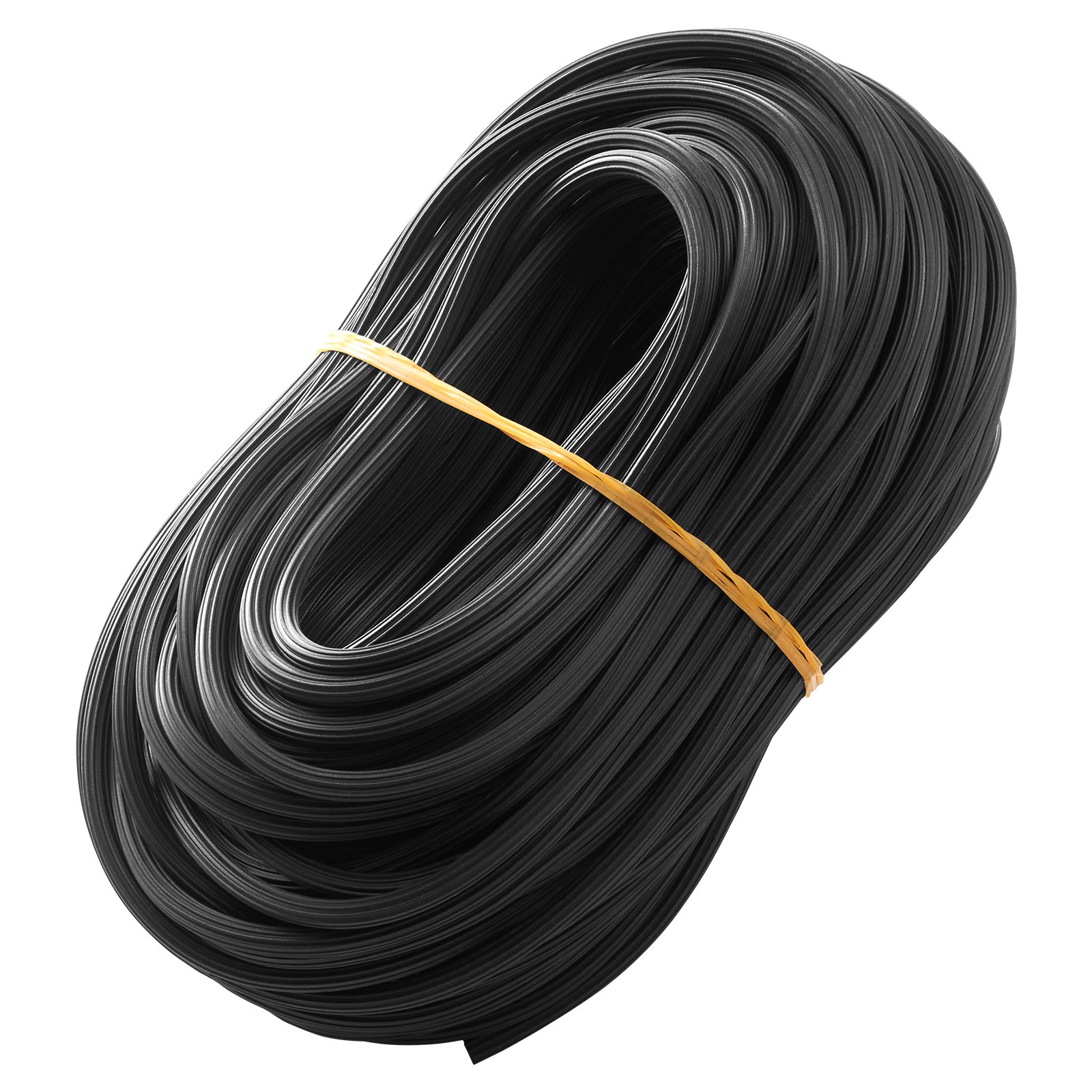 VEVOR Window Screen Spline, 100 ft x 0.125 in Window Screen Retainer Spline, PVC Window and Door Screen Spline, Hollow Serrated Screen Holder Spline, for Window Door Screen Repair and Replacement