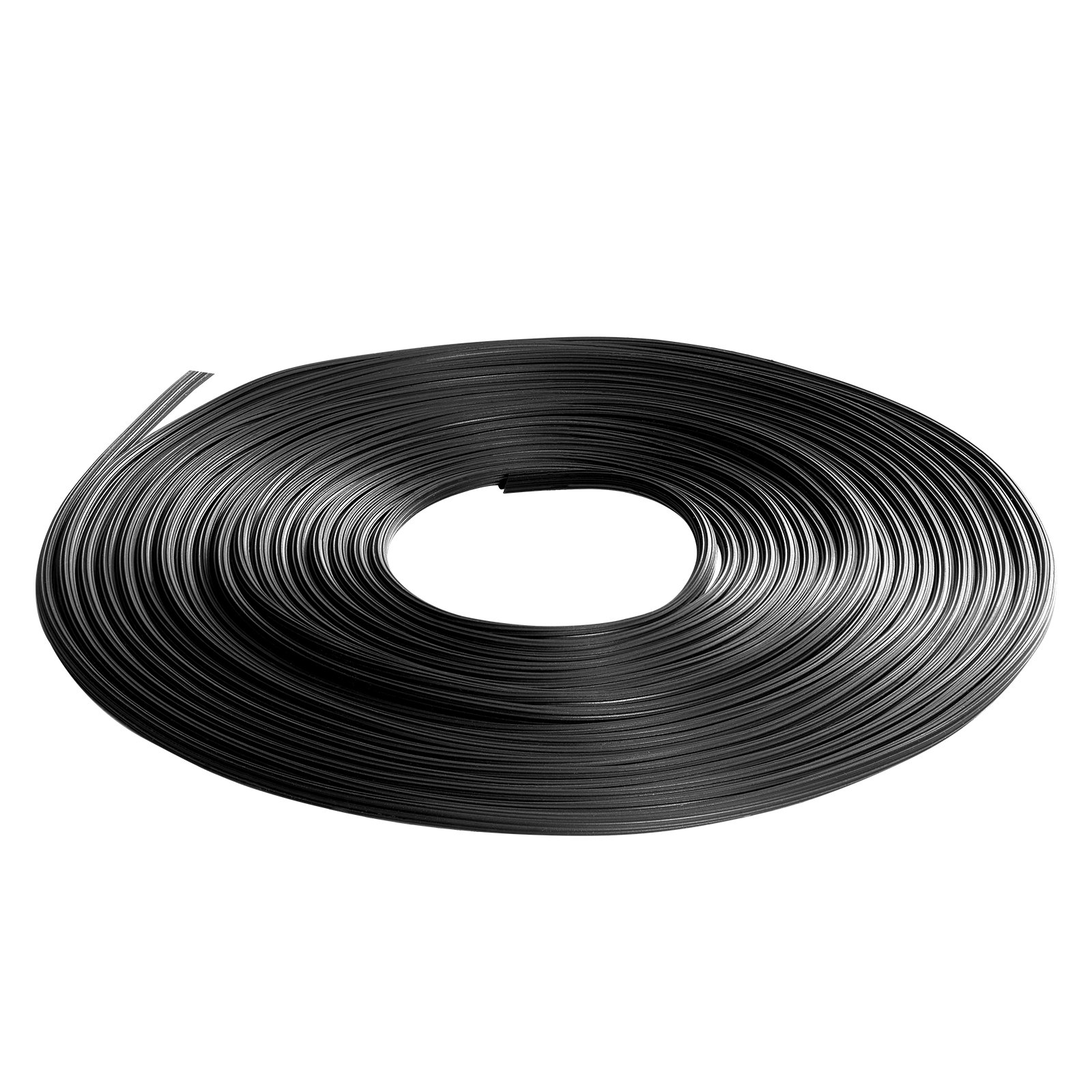 VEVOR Window Screen Spline, 100 ft x 0.125 in Window Screen Retainer Spline, PVC Window and Door Screen Spline, Hollow Serrated Screen Holder Spline, for Window Door Screen Repair and Replacement