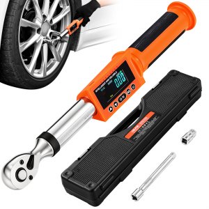 VEVOR Digital Torque Wrench w/ 3/8″ Drive Head & Case