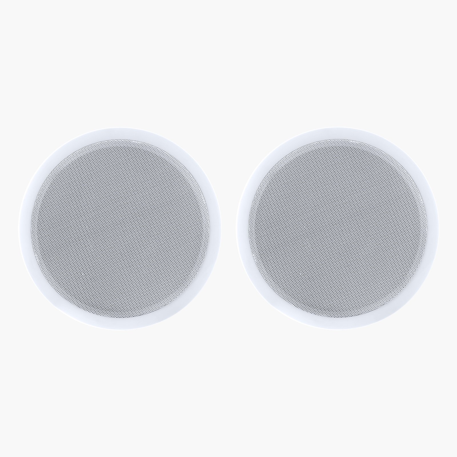 VEVOR Bluetooth Ceiling Speakers, 8", In Ceiling & In-Wall Speaker System with Amplifier, 2-Way Flush Mount Speakers, for Damp Humid Placement, Home Theater, Living Room, or Covered Patio, 1 Pair