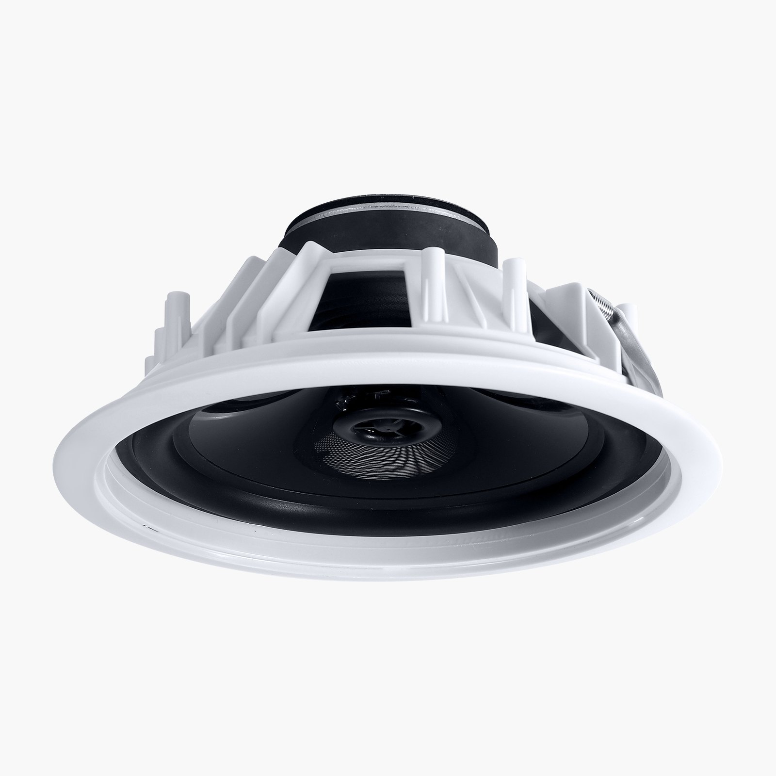 VEVOR Bluetooth Ceiling Speakers, 8", In Ceiling & In-Wall Speaker System with Amplifier, 2-Way Flush Mount Speakers, for Damp Humid Placement, Home Theater, Living Room, or Covered Patio, 1 Pair