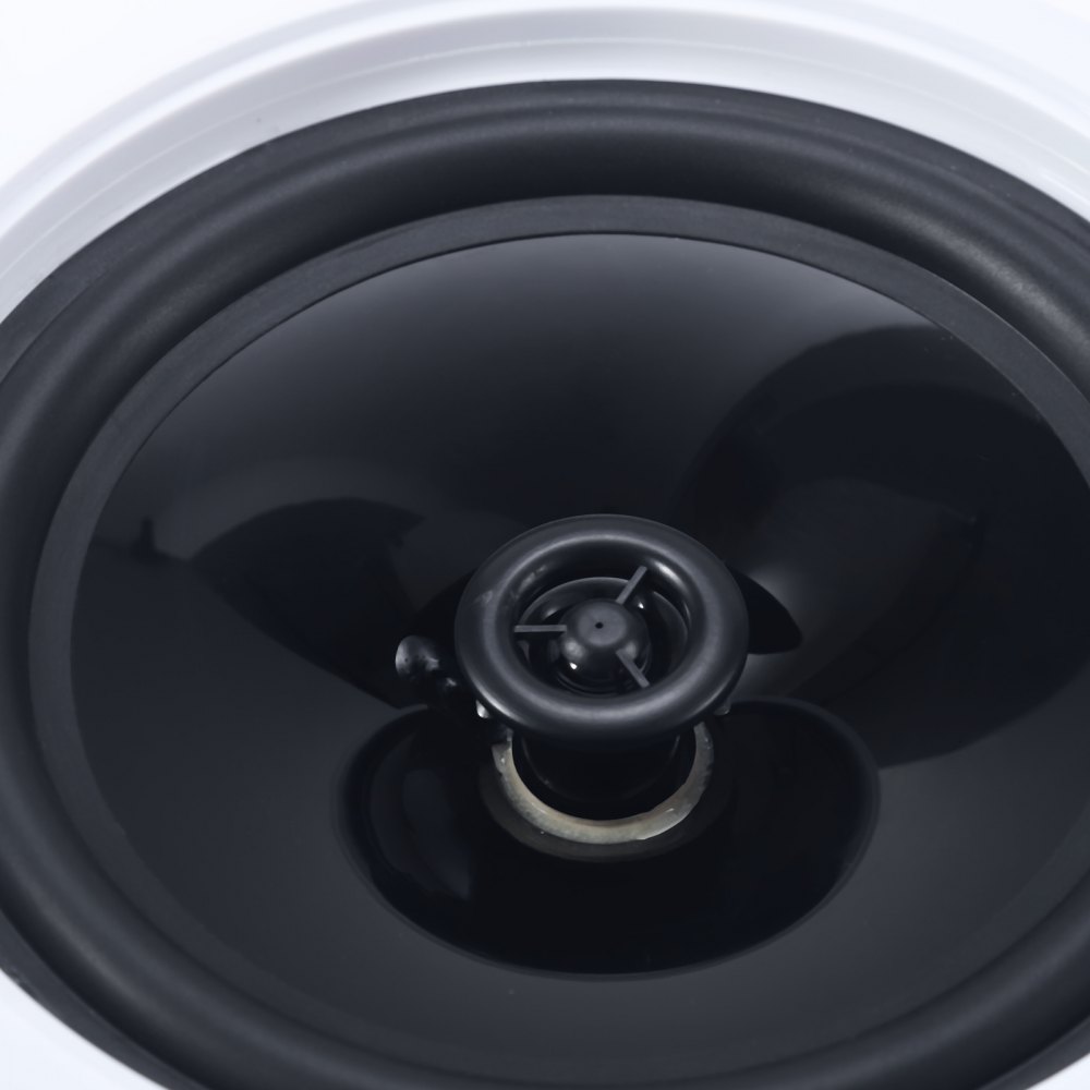 VEVOR Bluetooth Ceiling Speakers, 203.2mm, In Ceiling & In-Wall Speaker System with Amplifier, 2-Way Flush Mount Speakers, for Damp Humid Placement, Home Theater, Living Room, or Covered Patio, 1 Pair