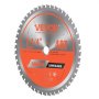 VEVOR Circular Saw Blade, 185 mm Diameter, 48 Sharp Alloy Teeth, 15.875 mm Arbor, Fine Finish, Metal Cutting Blade for Circular Saw, with Noise-Reducing Heat Vents, for Cutting Steel and Aluminum