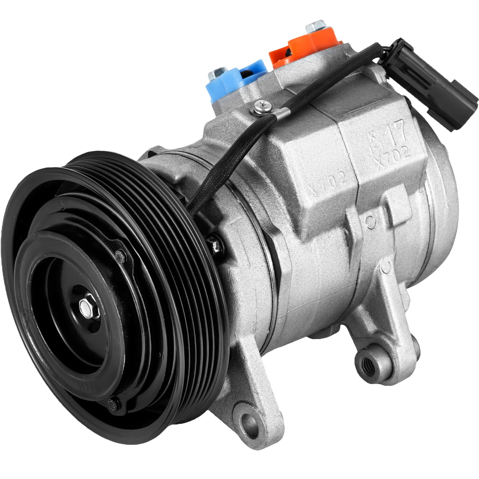 VEVOR Air Conditioning Compressor Universal A/C Compressor For Dodge Dakota Ram 1500 Mitsubishi Raider 3.7L 4.7L