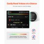 Radon Air Quality Meter Detector for Home 3.3Bq to 37kBq/m³ Battery Powered