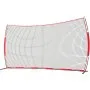 VEVOR Barricade Backstop Net, 20x10 ft Ball Sports Barrier Netting, Portable Practice Equipment with Carry Bag, Protection Screen for Baseball Softball Lacrosse Soccer Hockey Training, for Backyard