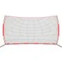 VEVOR Barricade Backstop Net, 20x10 ft Ball Sports Barrier Netting, Portable Practice Equipment with Carry Bag, Protection Screen for Baseball Softball Lacrosse Soccer Hockey Training, for Backyard