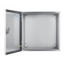 Caja de acero inoxidable VEVOR NEMA, 12 x 12 x 8', NEMA 4X, caja eléctrica de acero, IP66, resistente al agua y al polvo, caja de conexiones eléctricas para exteriores e interiores, con placa de montaje.