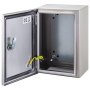VEVOR Steel Electrical Box 12" x 8" x 6" Electrical Enclosure Box 304 Stainless Steel Electronic Equipment Enclosure Box IP65 Weatherproof Wall-Mounted Metal Electrical Enclosure with Mounting Plate