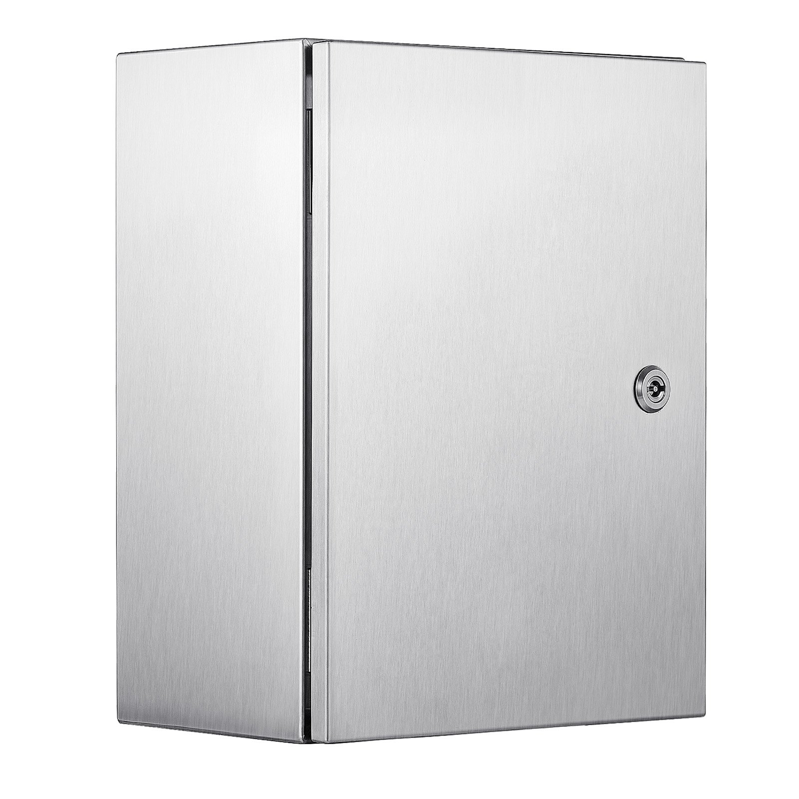 VEVOR NEMA Stainless Steel Enclosure, 16 x 12 x 8\'\' NEMA 4X Steel Electrical Box, IP66 Waterproof & Dustproof, Outdoor/Indoor Electrical Junction Box, with Mounting Plate