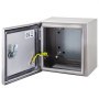 Caja eléctrica de acero VEVOR NEMA, caja eléctrica de acero NEMA 4X de 16 x 16 x 8 pulgadas, IP66 impermeable y a prueba de polvo, caja de conexiones eléctricas para exteriores/interiores, con placa de montaje