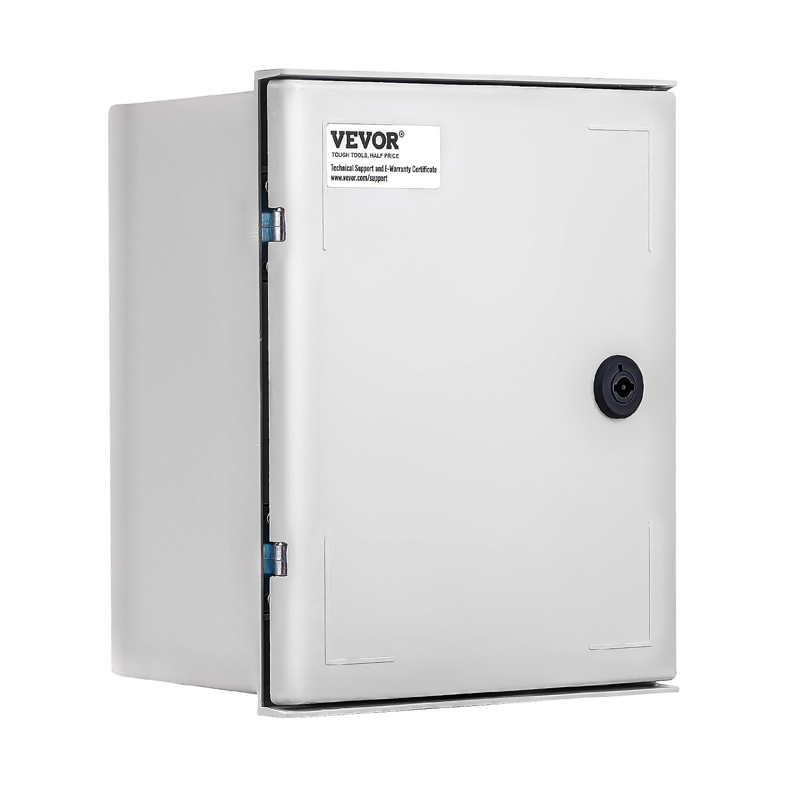 VEVOR NEMA Electric Box, 12x10x6'' NEMA 4X Fiberglass Electric Enclosure, IP66 Water & Dust Resistant, Suitable for Both Outdoor & Indoor Use, Includes Mounting Plate (30x25x14 cm)