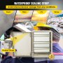 VEVOR NEMA Steel Enclosure, 16 x 12 x 8\'\' NEMA 4X Fiberglass Electrical Box, IP66 Waterproof & Dustproof, Outdoor/Indoor Electrical Junction Box, with Mounting Plate(40 x 30 x 20 cm)