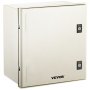 VEVOR NEMA Steel Enclosure, 16 x 16 x 8\'\' NEMA 4X Fiberglass Electrical Box, IP66 Waterproof & Dustproof, Outdoor/Indoor Electrical Junction Box, with Mounting Plate(40 x 40 x 20 cm)