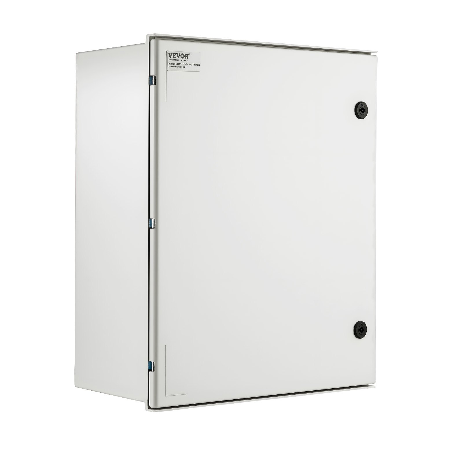 VEVOR NEMA Enclosure, 20 x 16 x 8 inches, NEMA 4X Fiberglass Steel Electrical Box, IP66 Waterproof & Dustproof Hinged Junction Box for Outdoor Indoor Use, with Mounting Plate(50x40x20 cm))