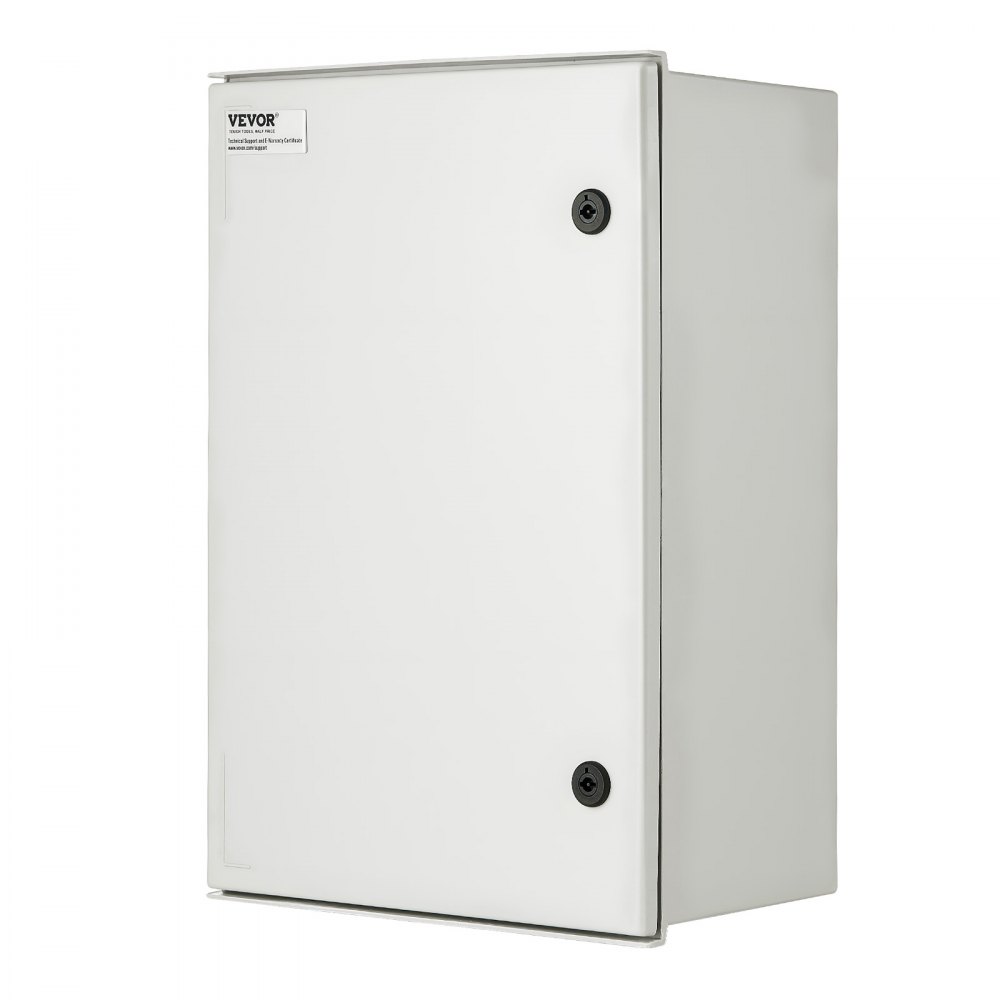 VEVOR NEMA Steel Enclosure, 24 x 16 x 9\'\' NEMA 4X Fiberglass Electrical Box, IP66 Waterproof & Dustproof, Outdoor/Indoor Electrical Junction Box, with Mounting Plate(60 x 40 x 23 cm)