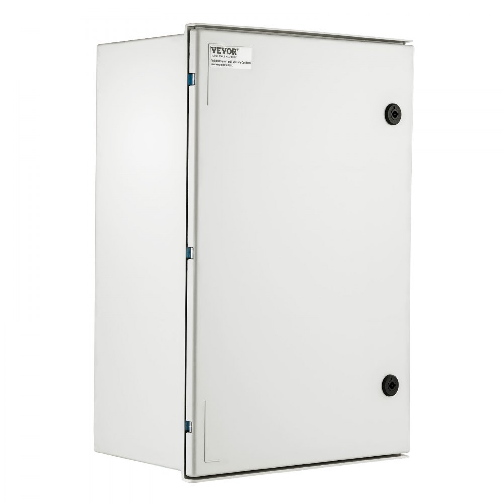 VEVOR NEMA Steel Enclosure, 24 x 16 x 9\'\' NEMA 4X Fiberglass Electrical Box, IP66 Waterproof & Dustproof, Outdoor/Indoor Electrical Junction Box, with Mounting Plate(60 x 40 x 23 cm)