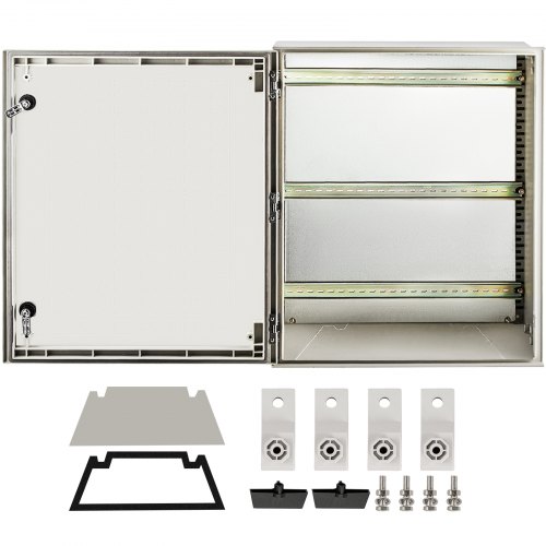 VEVOR Fiberglass Enclosure Electrical Enclosure Box 23.6 x 19.7 x9.1" Wall Mount