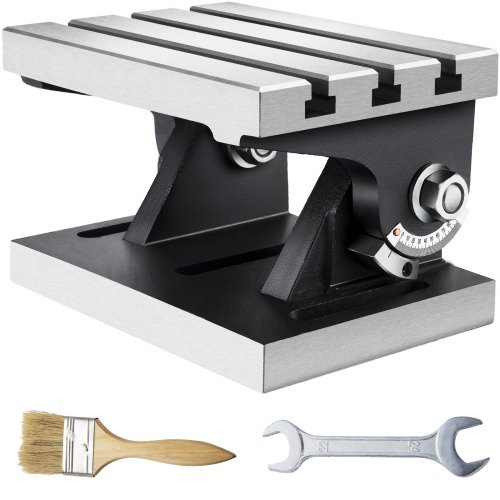 Vevor Quality Tilting Table 8 X 10 For Milling Machine-engineering Tools 0-90°
