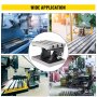 Vevor Tilting Milling Table Adjustable Swivel Angle Plate 8x10" Milling Machine