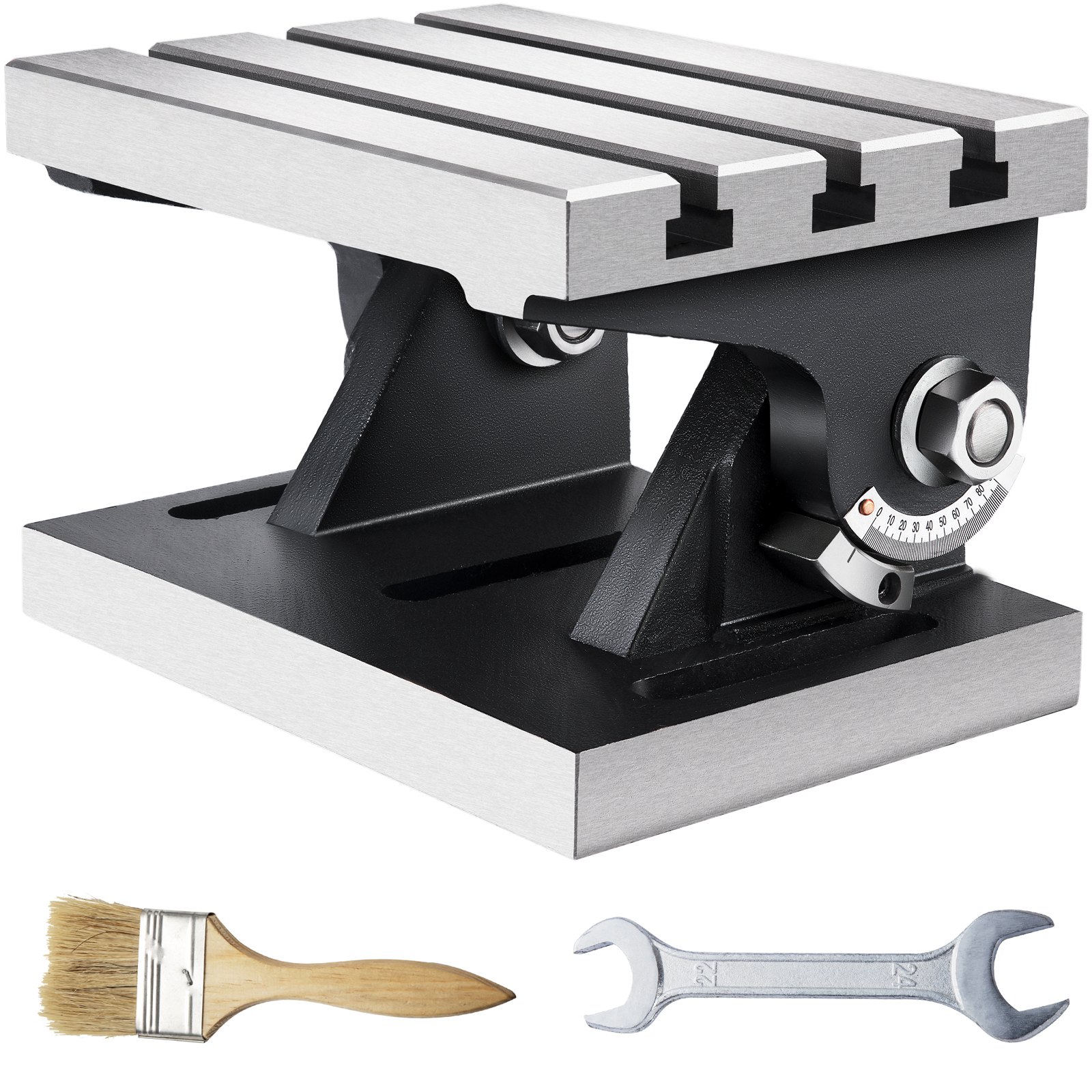 Vevor Quality Tilting Table 8 X 10 For Milling Machine-engineering Tools 0-90°